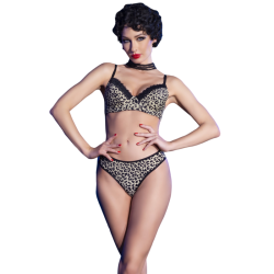 Chilirose - Cr 4727 Bikini 2 Pièces Wildcat L